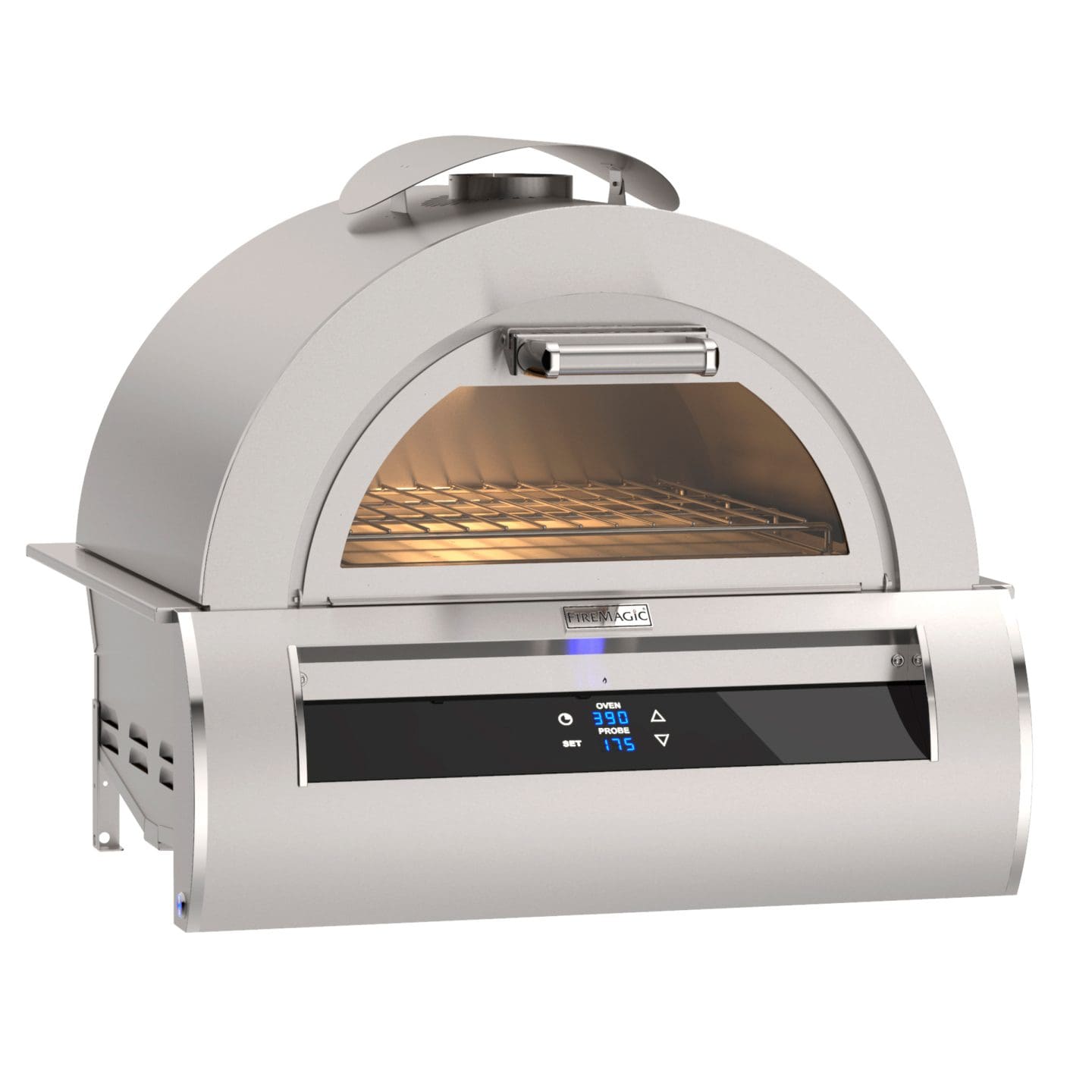 Stock Image - Fire Magic - Echelon Black Glass Pizza Oven Fire Magic - Chimney Doctors of Colorado