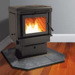 Stock Image - Enviro EF2 Freestanding Enviro Pellet Freestanding & Pedestal & Traditional Stove - Chimney Doctors of Colorado