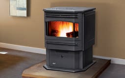 Stock Image - Enviro Meridian Enviro Pellet Freestanding & Pedestal & Traditional Stove - Chimney Doctors of Colorado