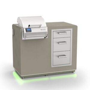 Stock Image - Fire Magic - Electric Grill Island Bundle with Triple Drawer Fire Magic - Chimney Doctors of Colorado