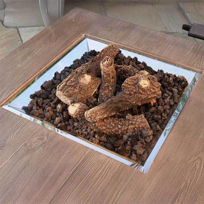 GreatRoom Outdoor Ceramic Fiber Log Set