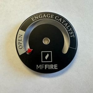 Stock Image - MF Fire - Wood Stove Thermometer MF Fire - Chimney Doctors of Colorado