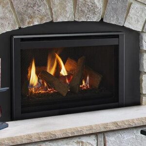 Stock Image - Majestic Ruby Series Direct Vent Gas Fireplace Insert Majestic Gas Insert - Chimney Doctors of Colorado