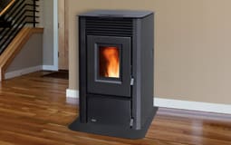 Stock Image - Enviro MAXX Enviro Pellet Contemporary & Freestanding & Pedestal Stove - Chimney Doctors of Colorado