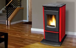 Stock Image - Enviro P3 Enviro Pellet Contemporary & Freestanding & Pedestal Stove - Chimney Doctors of Colorado