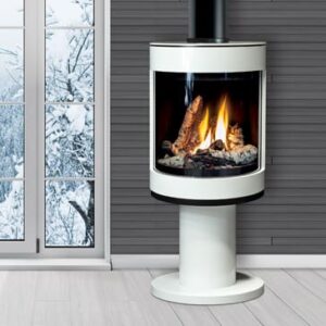 Stock Image - Enviro S50 Enviro Wood Freestanding & Pedestal & Traditional Stove - Chimney Doctors of Colorado
