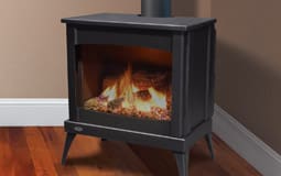 Stock Image - Enviro Westport Steel Enviro Gas Freestanding & Legs & Traditional Stove - Chimney Doctors of Colorado