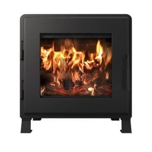 Stock Image - MF Fire - Nova Wood Burning Stove MF Fire - Chimney Doctors of Colorado