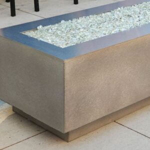 Stock Image - The Outdoor GreatRoom - 72" Stainless Steel Top for Cove 72" Linear Gas Fire Pit Table The Outdoor Greatroom Company Fire Pit Accessory - Chimney Doctors of Colorado