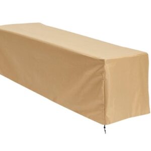 Stock Image - The Outdoor GreatRoom - 70.13" x 19.25" Protective Cover for Cortlin Fire Table The Outdoor Greatroom Company Fire Pit Cover - Chimney Doctors of Colorado