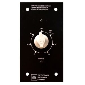 Stock Image - The Outdoor GreatRoom - 60-Minute Timer for Direct Spark Ignition System The Outdoor Greatroom Company Fire Pit Accessory - Chimney Doctors of Colorado