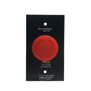 Stock Image - The Outdoor GreatRoom - Emergency Stop Button & Control Panel for Direct Spark Ignition System The Outdoor Greatroom Company Fire Pit Accessory - Chimney Doctors of Colorado